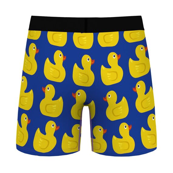 Aueyan Herren-Boxershorts, lustige Unterwäsche, lustiges Geschenk für Männer, kein Eingriff, 1 Stück, niedliche Enten, Medium