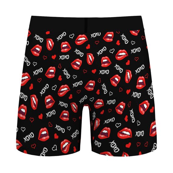 Aueyan Valentins-Boxershorts – lustige sexy Unterwäsche für Freund/Freundin – Herren-Valentinstagsgeschenkideen – mittelhohe Taille klein