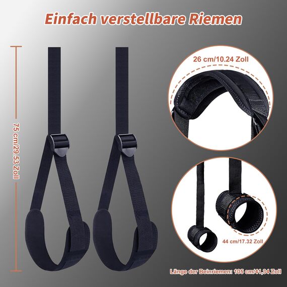 BDSM Bondage Sex Spielzeug Für die Paare für Hals Bis Zum Handgelenk Oberschenkel Sex Sling und Knöchel SM Kits Fesseln Für Set Bondageset Fessel Set Anfänger Sex Toys
