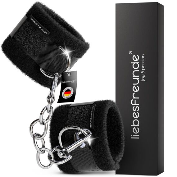 Liebesfreunde® Handschellen für sinnliche Sexspiele - Bondage Fesseln Sex Spielzeug für Paare, Erotisches Sexspielzeug BDSM Set, extrem soft