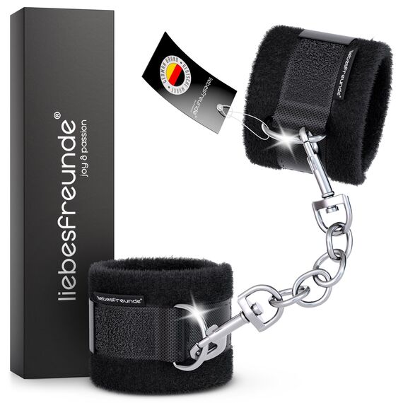 Liebesfreunde® Handschellen für sinnliche Sexspiele - Bondage Fesseln Sex Spielzeug für Paare, Erotisches Sexspielzeug BDSM Set, extrem soft