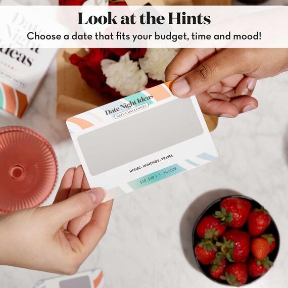 All Natural Shop Romantisches und lustiges Kartenspiel zum Rubbeln für Date, Nacht, Paare für Sie oder Ihn, Paargeschenke für Freund, Freundin, Ehefrau, Ehemann, Verlobung, Geburtstag oder