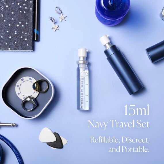 Überlube Silikonschmiermittel Reiseschmiermittel | Latexsicheres Silikonschmiermittel Persönliche Schmierung | geruchloses Sexschmiermittel für Paare Vergnügen, geschmacksneutral - Blau 15ml