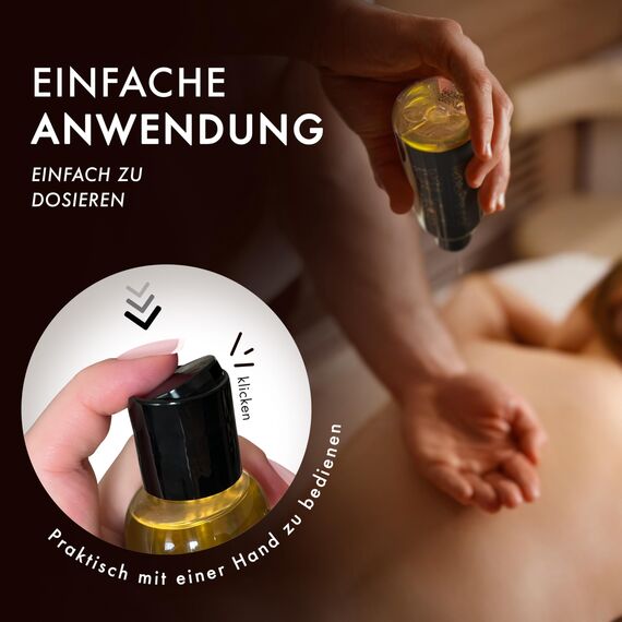 Liebesfreunde® Massageöl PREMIUM für genussvolle Massagen - Erotik Massage Öl, 150 ml