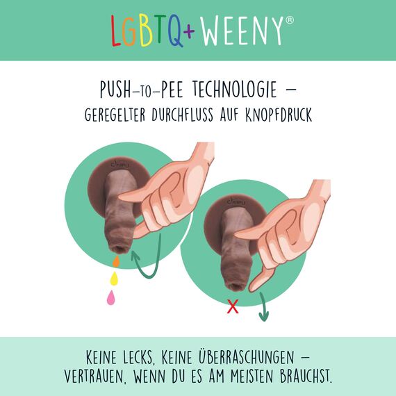 LGBTQ+ Weeny FTM STP Silikon Packer (light ivory circumcised)