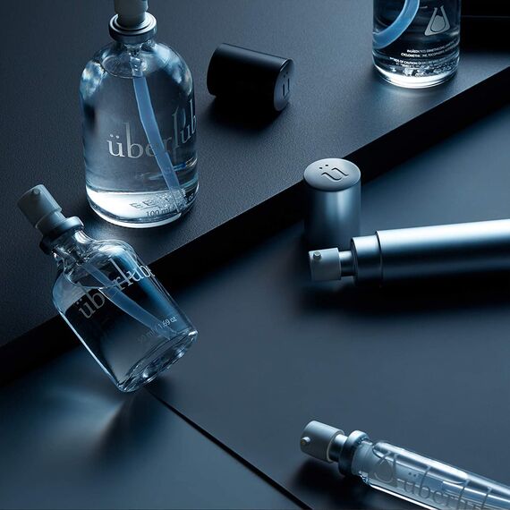 Überlube Silikonschmiermittel Reiseschmiermittel | Latexsicheres Silikonschmiermittel Persönliche Schmierung | geruchloses Sexschmiermittel für Paare Vergnügen, geschmacksneutral - Blau 15ml