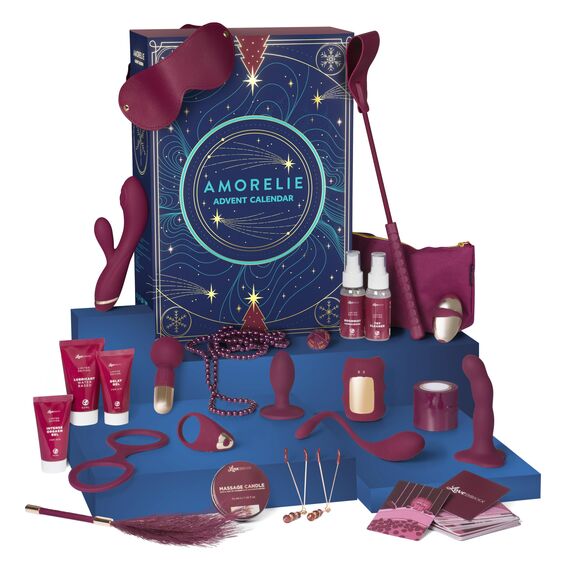 AMORELIE Erotischer Adventskalender für Paare Singles & Erwachsene | Erotik-Set mit 24 sinnlichen Überraschungen