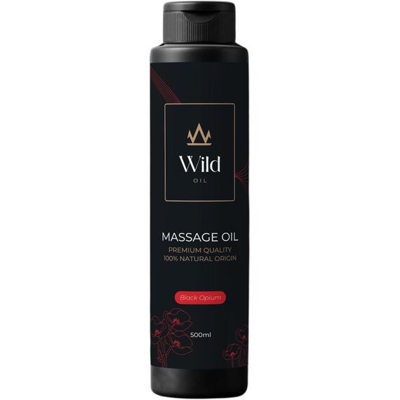 Wild Natürliches Massageöl – Feuchtigkeitsspendend & Trägeröl, Vegan & Hypoallergen, für Körperpflege, Muskelbehandlung & Aromatherapie, ideal nach dem Bad - 250ml