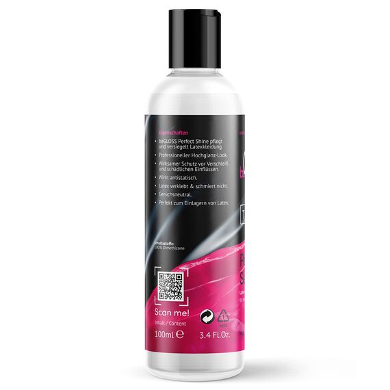 beGLOSS Perfect Shine 100 Latexpflege Politur für Latex Kleidung Latex Hochglanz