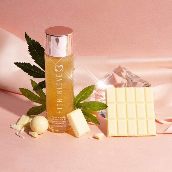 High on Love Sensual Massage Oil - White Chocolate HOL-1816-3