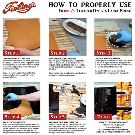 Fiebing's Lederfarbstoff, Uni, 50-2046-CD, Cordovan, 4 Ounces