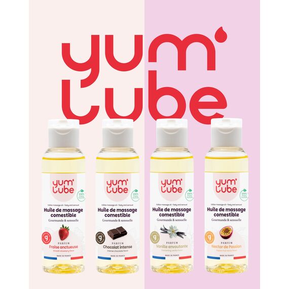 Yum'Lube | Sex & erotik massageöl öl für massage & intimate | Body oil mit vanille | Massageöl öl intim geeignet als sexöl | Massage oil für intimbereich & massage öl sex intimbereich