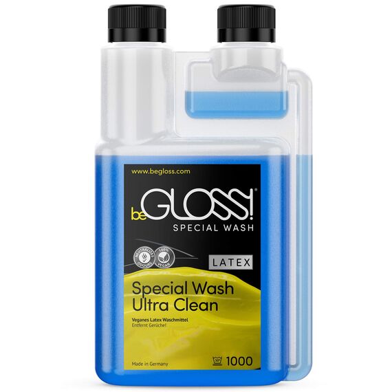 beGLOSS Special Wash LATEX 1000 ML - Latex Waschmittel Pflege Reiniger für Gummi & Latex Kleidung