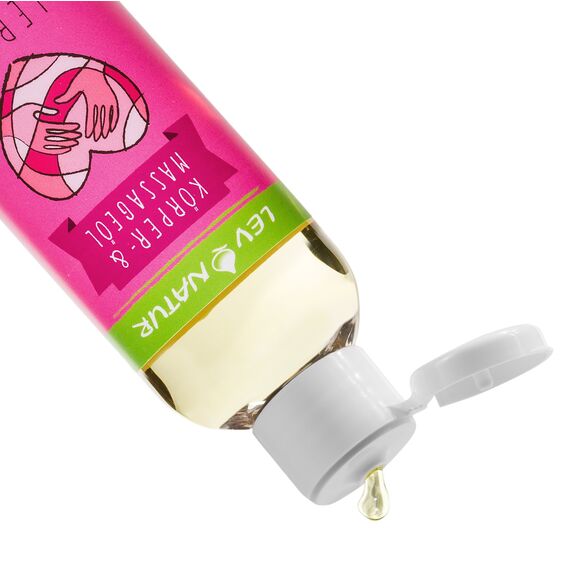 Lev-Natur Massageöl & Gleitöl Set 2 x 100ml, Naturprodukt, Erotiköl, Intimmassage, Unisex, Erwachsene (Paare)