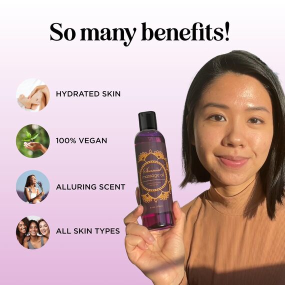 maple holistics Sinnliche Massageöl W/reinen Lavendelöl - Entspannung Almond & Jojoba-Öl - Damen & Herren Â € „100% natürliche hypoallergen Skin Therapy - USA haben