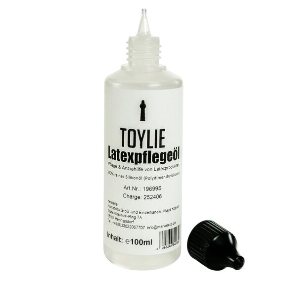Latex Pflegeöl 100 ml – Glanz, Schutz, Glanzeffekt, Anziehhilfe, Latexpflege für Latexkleidung