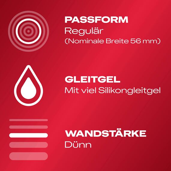 Durex Gefühlsecht Kondome - Hauchzarte Dünne Extra feucht mit Gleitgel Beschichtung für intensiveres Empfinden – 2er Pack (2 x 8 Stück)