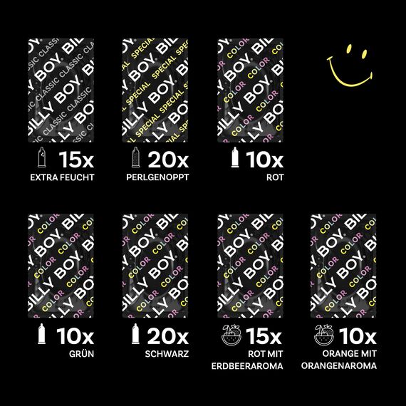 Billy Boy Kondome, 100er Mix-Beutel