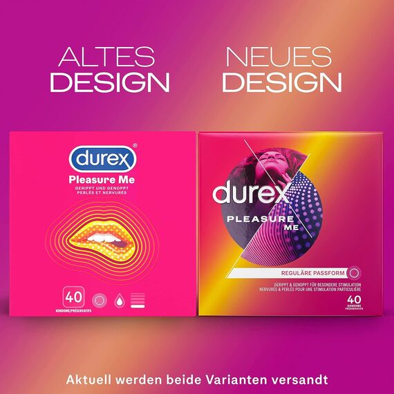 Durex Pleasure Me Kondome 120 Stück (3er Pack)