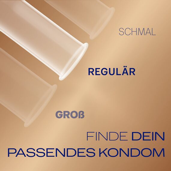 Durex Natural Feeling Kondome – Latexfreie Kondome aus Real-Feel-Material & mit anatomischer Easy-On-Form – 14er Pack (1 x 14 Stück)
