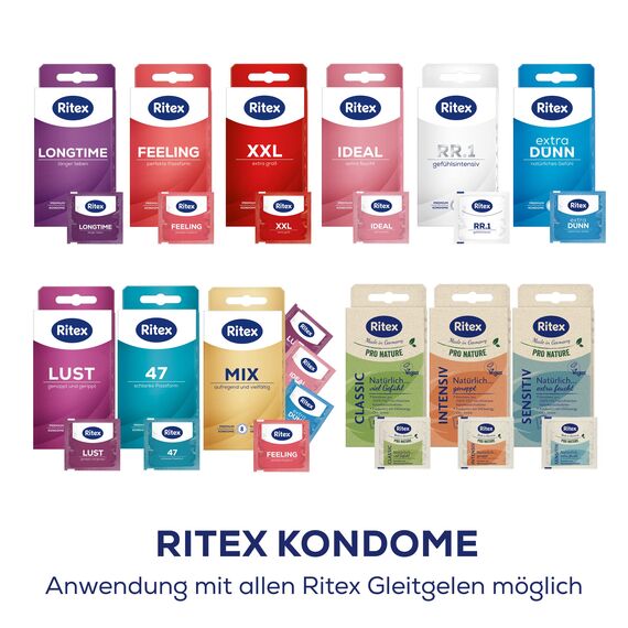 16 (2 x 8er) Ritex Extra Dünne Kondome - Maximales Gefühl