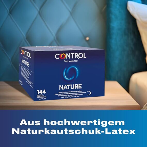 CONTROL NATURE Elastische Naturlatex-Kondome - 144 Stück