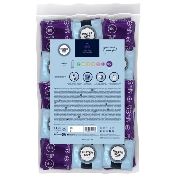 Mister Size Mister Size 69 mm Kondome, Mehrfarbig, One Size