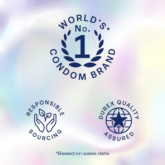 4 Packungen Durex Invisible Extra Lube Kondome aus dünnem Latex, 6 Packungen mit je 6 Stück – 24 Kondome