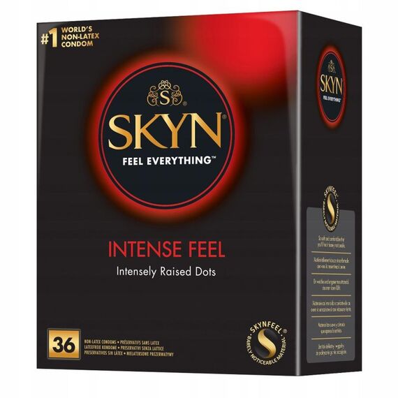 Mates Skyn Intense Feel Kondome, latexfrei, 36 Stück