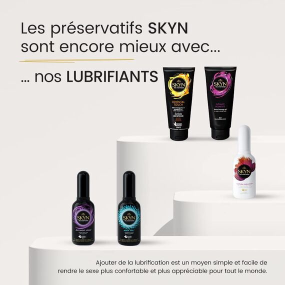 Skyn King Size (20 stuck) Latex frei Kondome, extra grosse Kondome die mit unsere Lubes verwendbar sind,