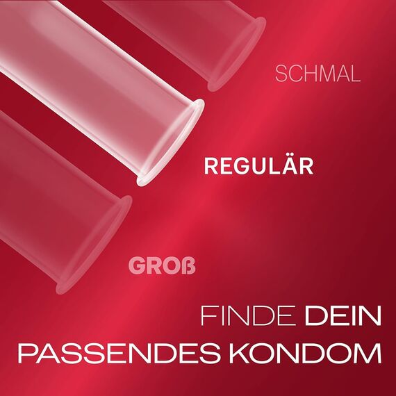 Durex Gefühlsecht Classic Kondome – Dünne Kondome mit anatomischer Easy-On-Form & mit Silikongleitgel befeuchtet – 80er Pack (2 x 40 Stück)