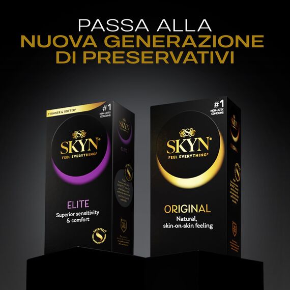 Skyn Extra Feucht 10 latexfreie Kondome, 1er Pack (1 x 10 Stück)