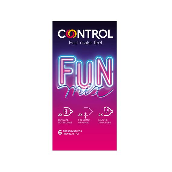 Profilactico Control Sensual Fun Mix 6U