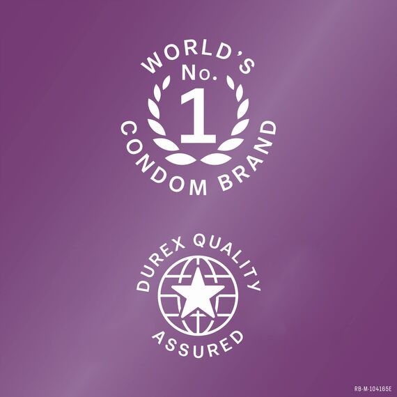 Durex Latex Kondome, Lila (12er Pack)