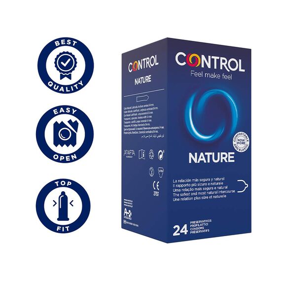 Control Funky Mix Geschenkbox mit klassischen, stimulierenden und aromatisierten Kondomen – 68 Kondome