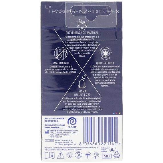 Durex Langanhaltende Kondome Settebella 10 Kondome