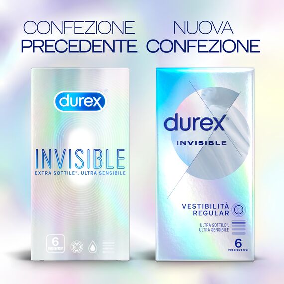 DUREX INVISIBLE EXTRA FINO EXTRA LUBRICADO 12 UDS
