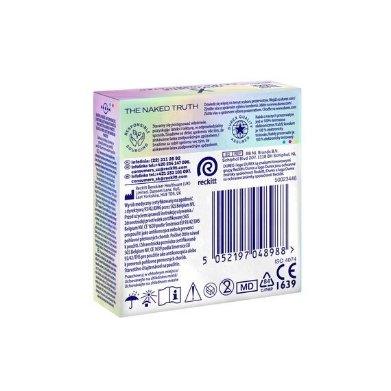 Durex Invisible Extra Thin Extra Lubricated by Durex