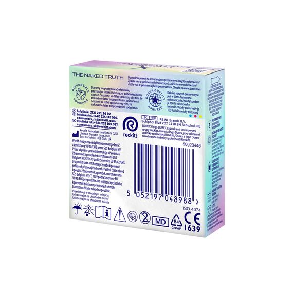 Durex Invisible Extra Thin Extra Lubricated by Durex