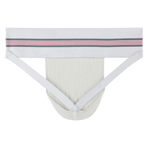 GYM Herren 7,6 cm breites Band, klassischer athletischer Supporter, Weiss/opulenter Garten, XXX-Large