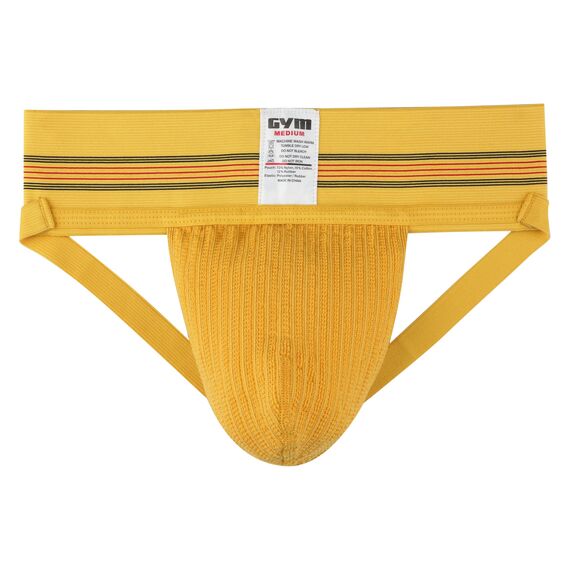 GYM Herren 7,6 cm breites Band, klassischer athletischer Supporter, gelb, XX-Large