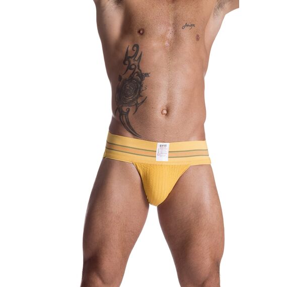 GYM Herren 7,6 cm breites Band, klassischer athletischer Supporter, gelb, XX-Large