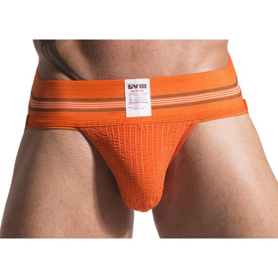 GYM Herren 7,6 cm breites Band Classic Athletic Supporter, Orange/Abendrot im Zickzackmuster (Sunset Chevron), XX-Large