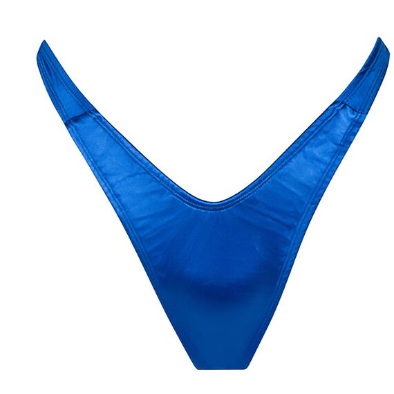 BBLAIR Tanga Gaff Panties für Transgender-Individuen, Crossdressing, Slip, Shaping, seidige Unterwäsche zum Hineinstecken, MTF, Saphir, XS