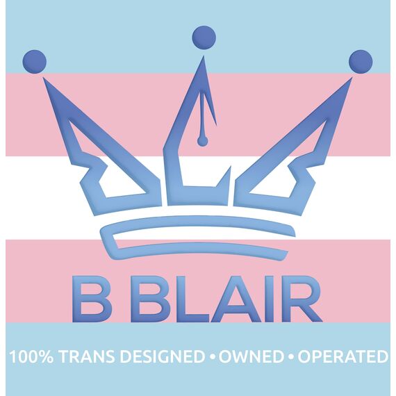 BBLAIR Tanga Gaff Panties für Transgender-Individuen, Crossdressing, Slip, Shaping, seidige Unterwäsche zum Hineinstecken, MTF, Saphir, S