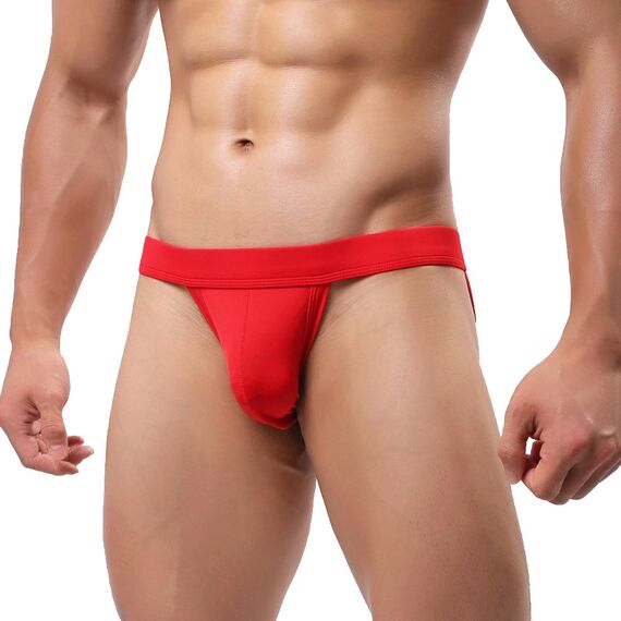 Summer Code Herren Sexy Strings mit Ausbuchtung Bikini Jockstrap Elastisches Thong