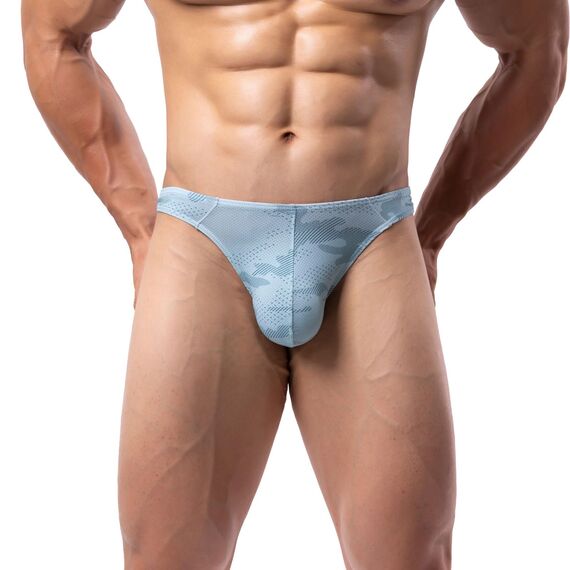 Summer Code Herren G String Tanga Männer Low Rise Micro Mesh Tanga Unterwäsche T-Back Unterhose mit Stretch, Grün, XXL