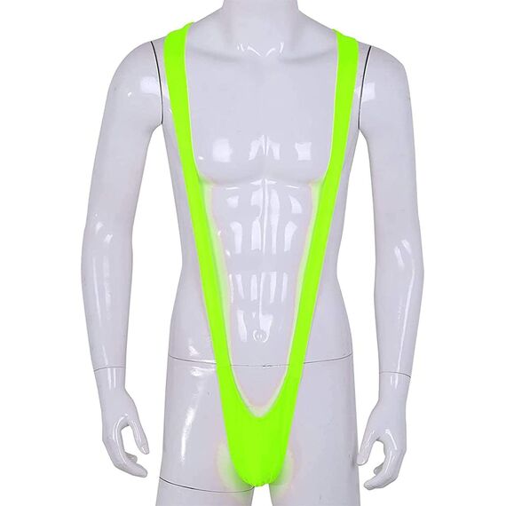 LATRAT Inside Ropa, Borat's Mankini Kostüm, Herren Einheitsgröße (Grün)