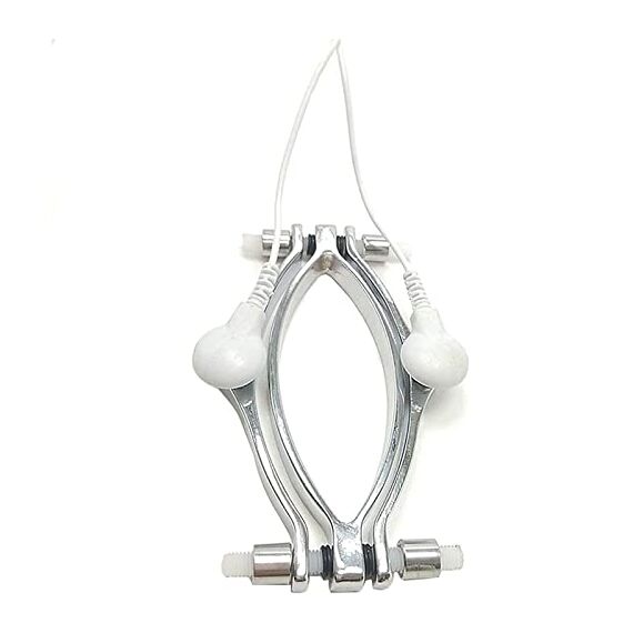 LZMYZ Einstellbare Elektrisch Set Stimulierter Schamlippenclip SM Edelstahl Klitoris Klemmen Clip Vaginal Extrem Klemmen Klitorisstimulator G-Punkt Sex Toy Gay Toy Erotik Sex Spielzeug(A)