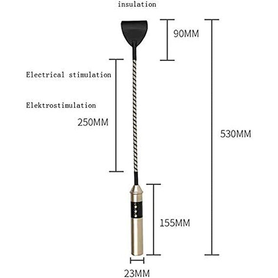 Hrekssi Elektroschock Stimulator Peitsche Nippel Penis Reizung Schmerz Elektroschock Stimulierende Strom Sexspielzeug (Paar Spielzeug) USB Wiederaufladbar
